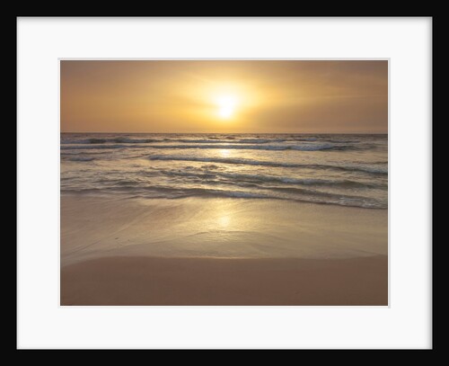 Sunset on the beach by Assaf Frank